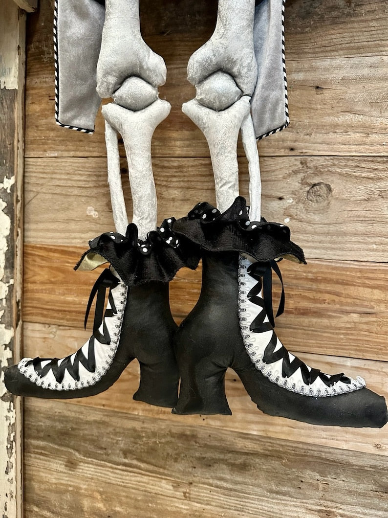 Skeleton Halloween Wreath, Steampunk Wreath, Victorian Halloween Door Decor, Halloween Wreath, Skeleton Wreath, Skeleton Door Decor