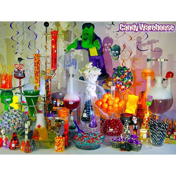 Gummy Skulls on a Stick Assortment: 4-Piece Box