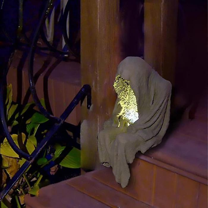 🔥Black Friday 50%OFF-Halloween Witch Ghoul Solar Energy Lamp