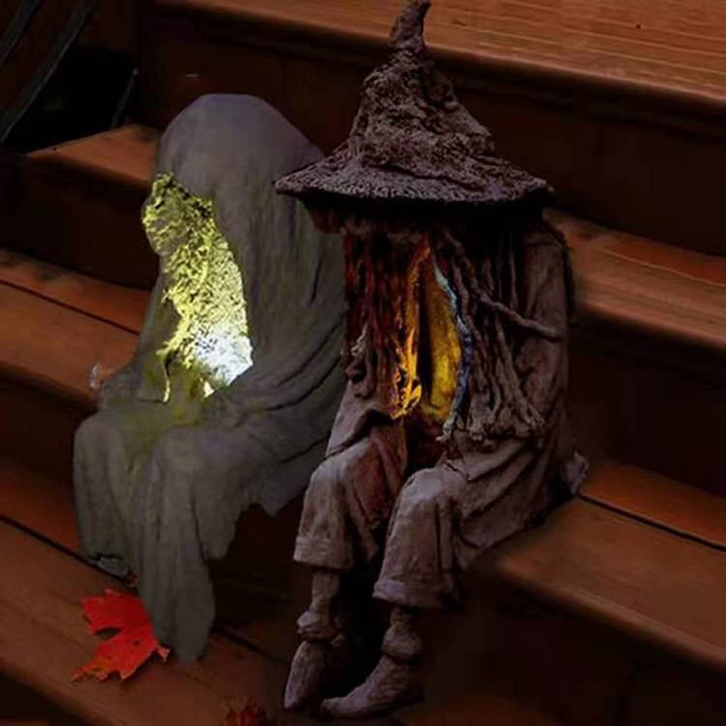🔥Black Friday 50%OFF-Halloween Witch Ghoul Solar Energy Lamp