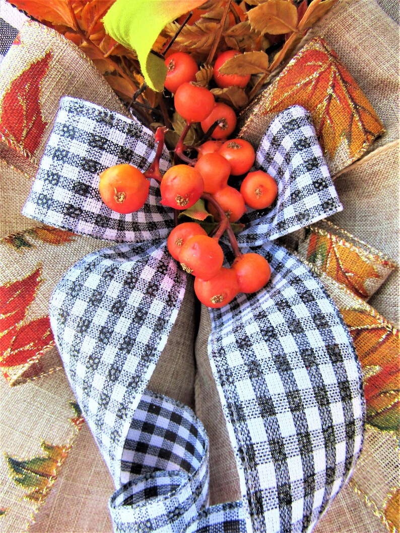 Fall Wreath for Front Door, Thanksgiving Decor, Fall Porch Decor, Large Fall Wreath, Autumn Wreath, Front Door Wreath
