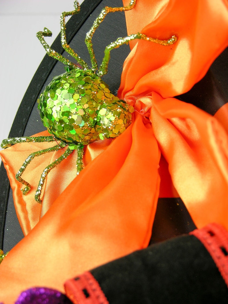 Too Too Cute Witch Wreath, Witch Halloween Wreath, XL Halloween Witch Wreath