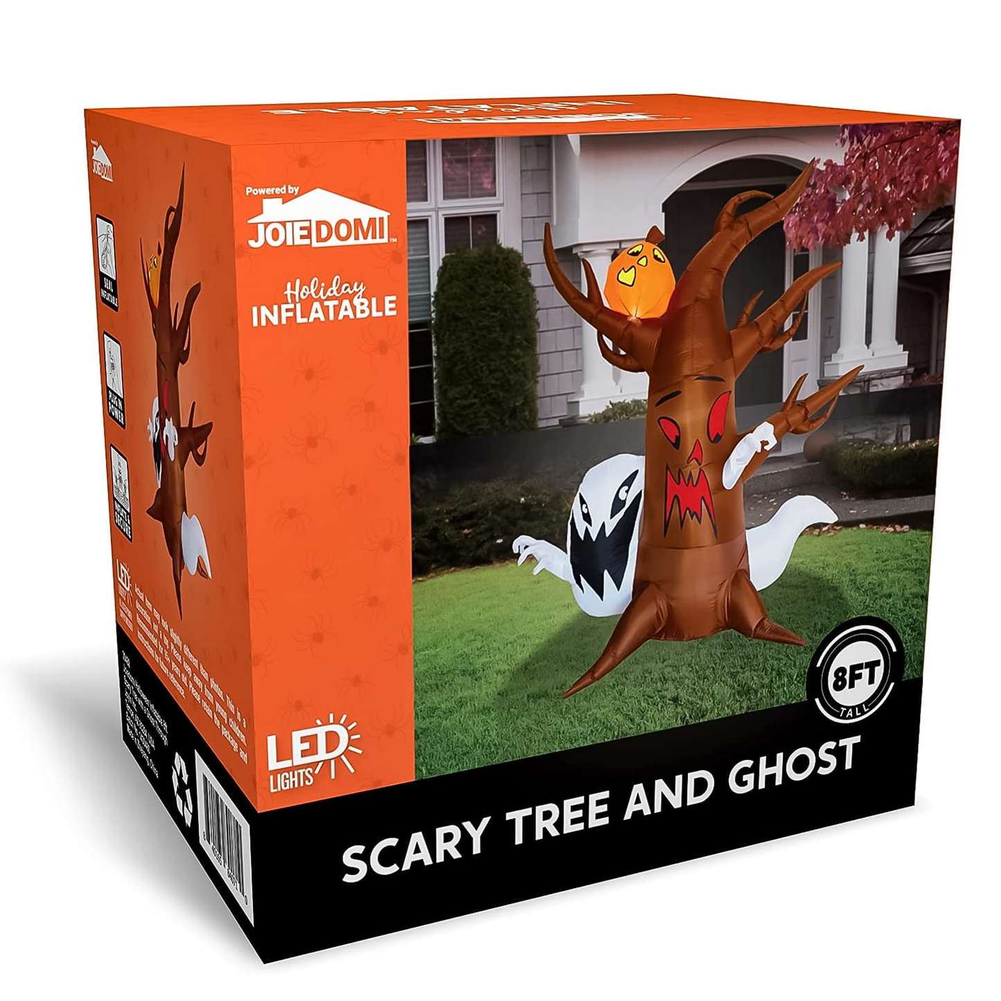 Scary Tree with A Ghost Through