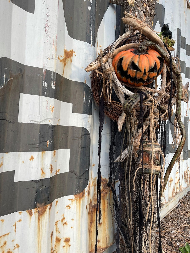 Swamp Rot Pumpkin Wreath