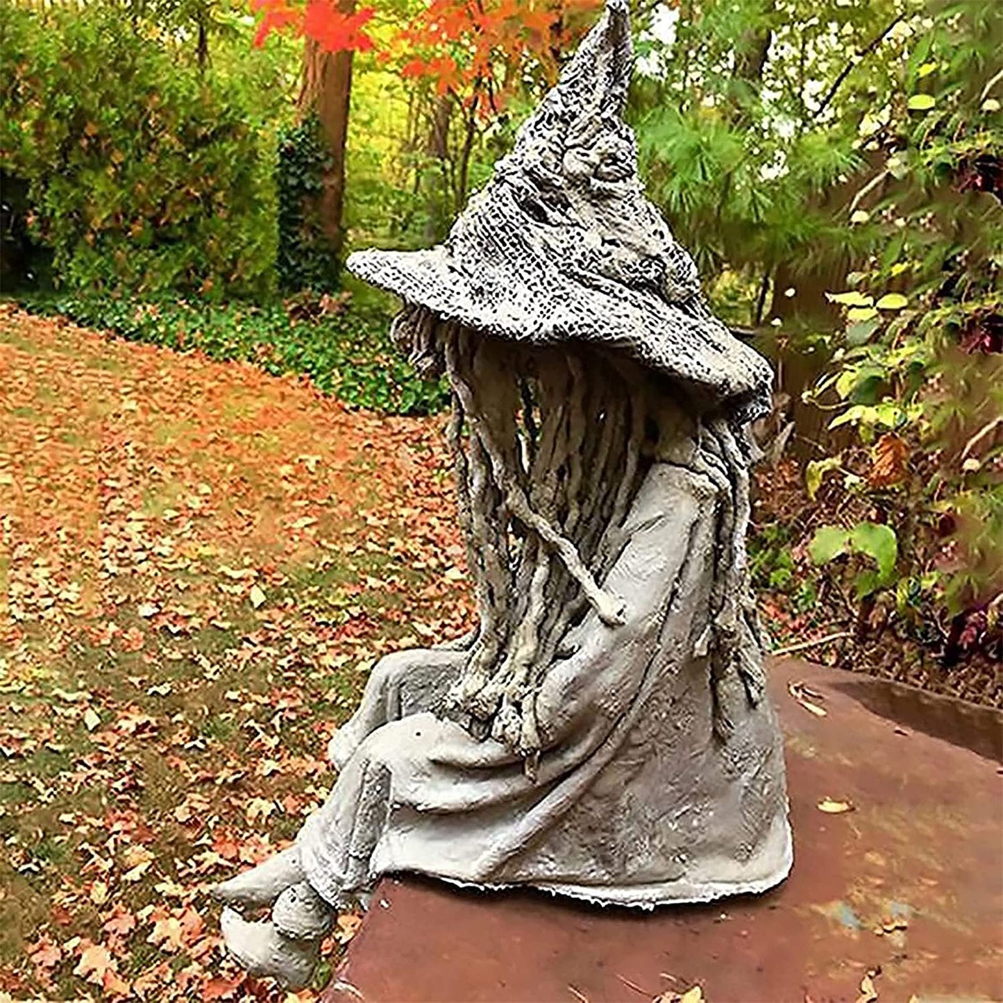 🔥Black Friday 50%OFF-Halloween Witch Ghoul Solar Energy Lamp