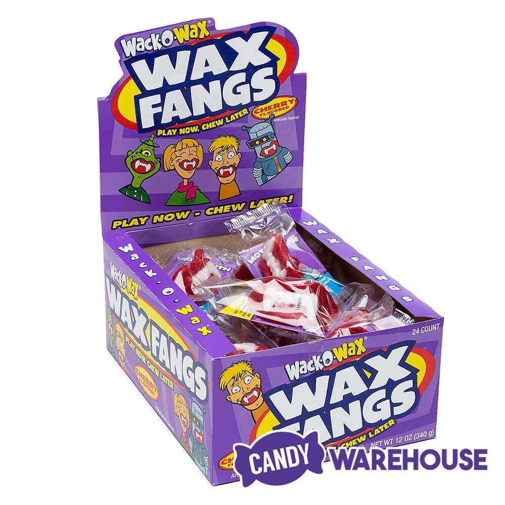Wax Fangs Candy: 24-Piece Box