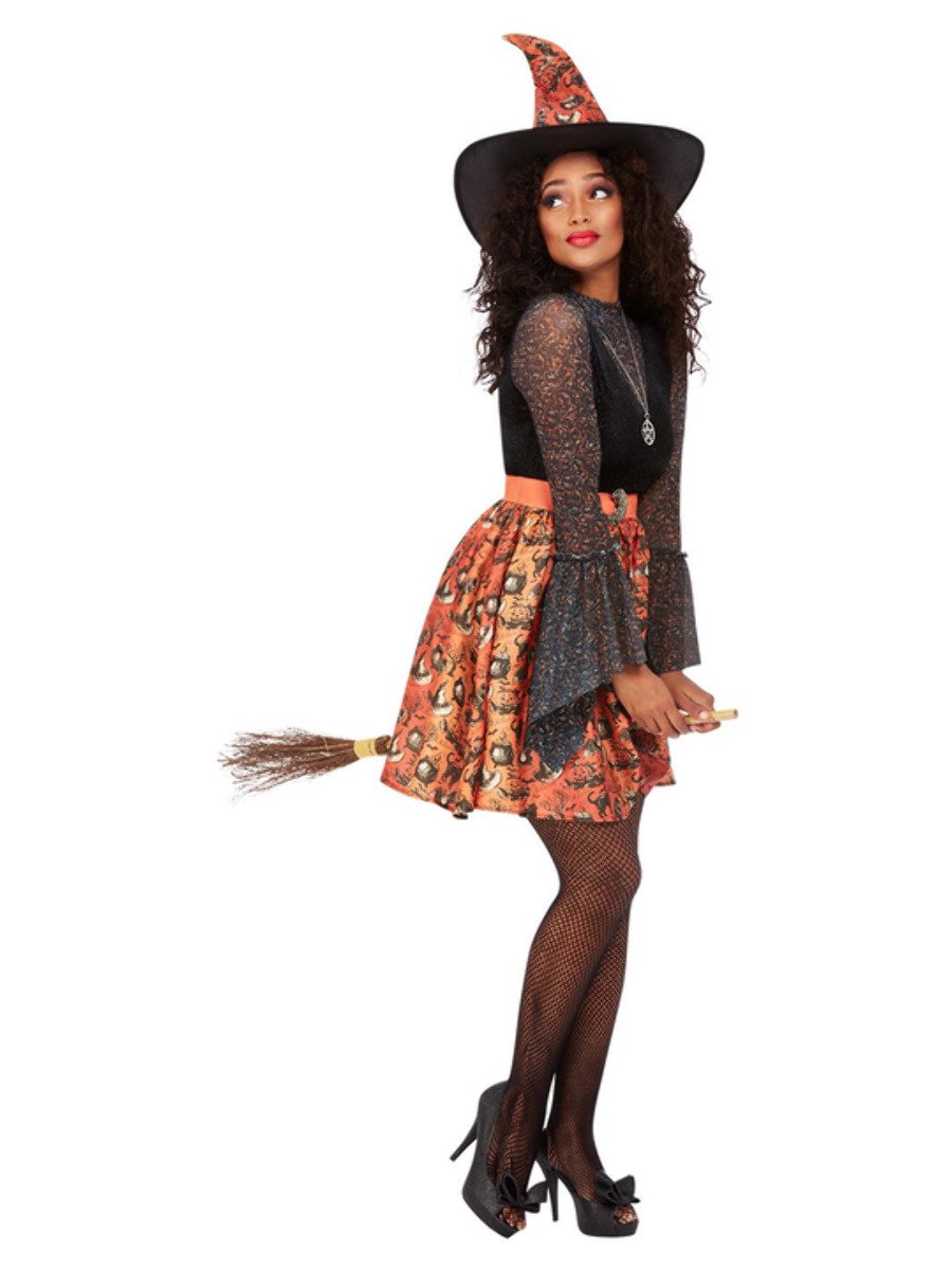 Vintage Witch Costume, Orange