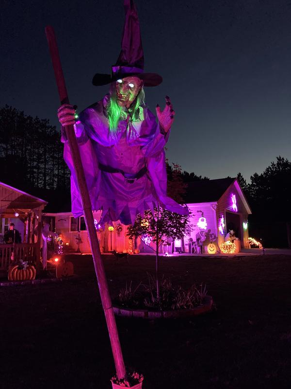 Animated Hovering Witch