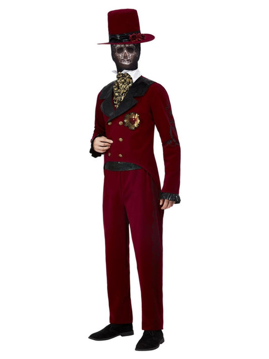 Deluxe DOTD Sacred Heart Groom Costume, Burgundy