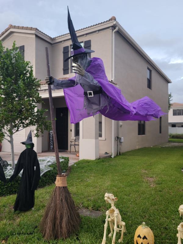 Animated Hovering Witch