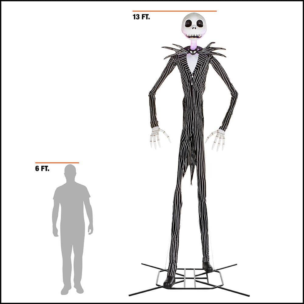 13 ft. Giant-Sized Animated Jack Skellington
