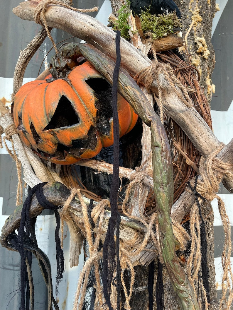 Swamp Rot Pumpkin Wreath