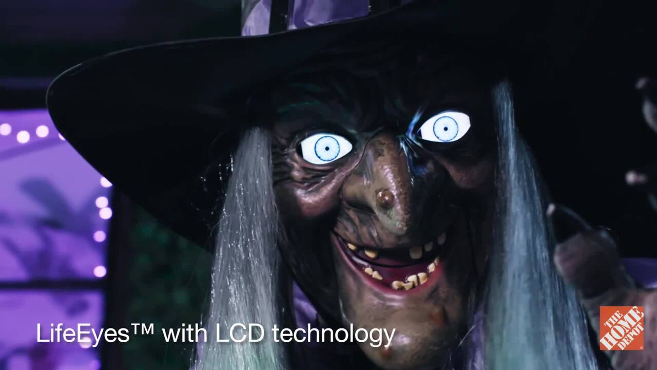 Animated Hovering Witch