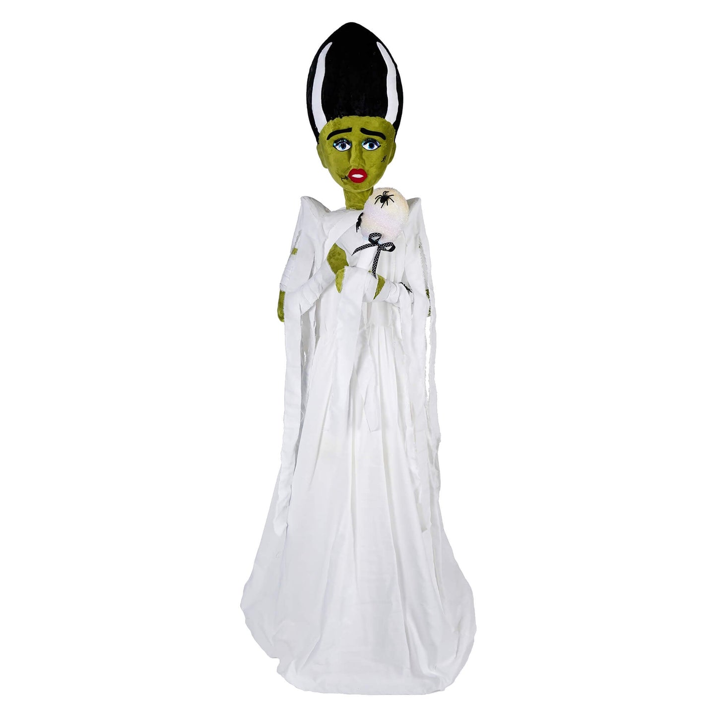 5ft Bride Of Frankenstein Holding Cotton Candy