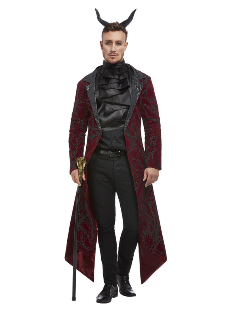 Mens Deluxe Devil Costume, Red