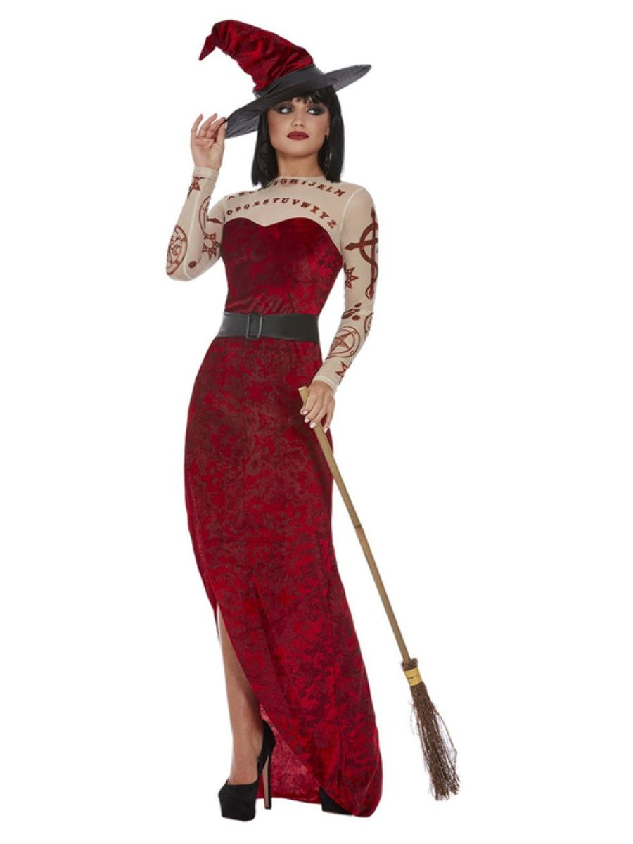 Satanic Witch Costume, Red