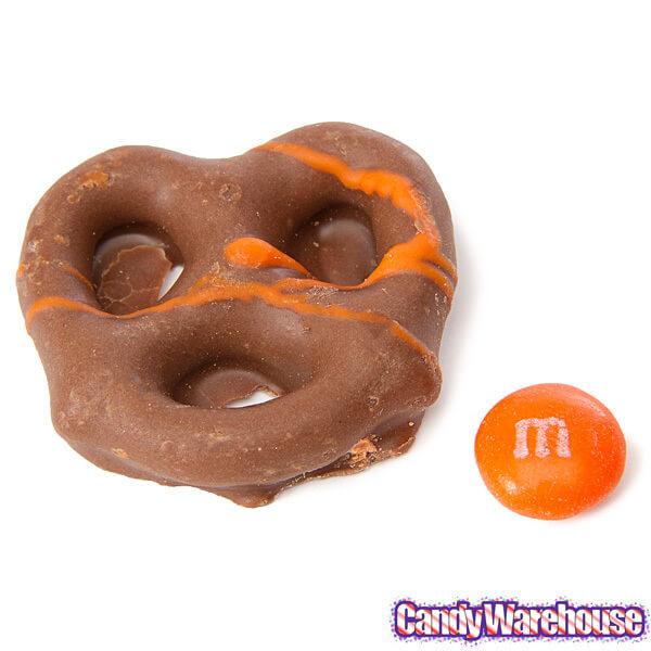 Autumn Drizzled Chocolate Mini Pretzels: 2LB Bag