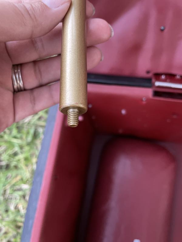 LED Lit Gold Encrusted Casket