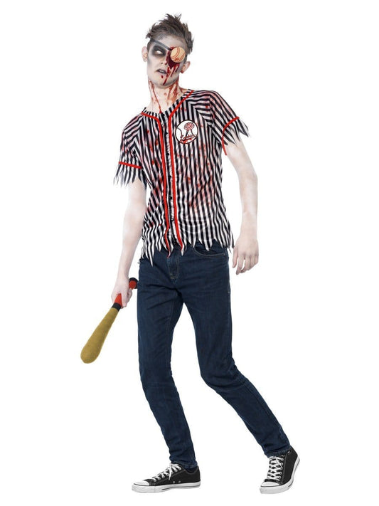 Zombie Baseball Player Teen Costume