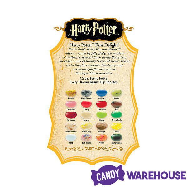 Jelly Belly Harry Potter Bertie Bott's Jelly Beans 1.2-Ounce Packs: 24-Piece Display
