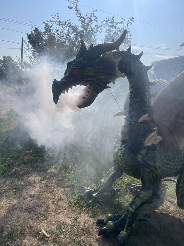 Animated Giant Green Dragon